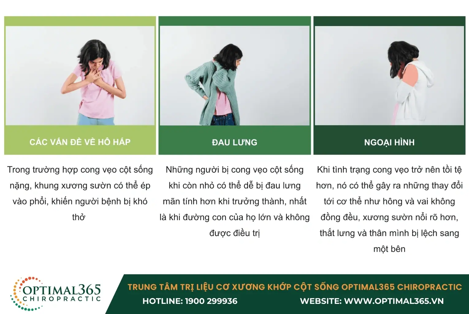 Những biến chứng của bệnh cong vẹo cột sống