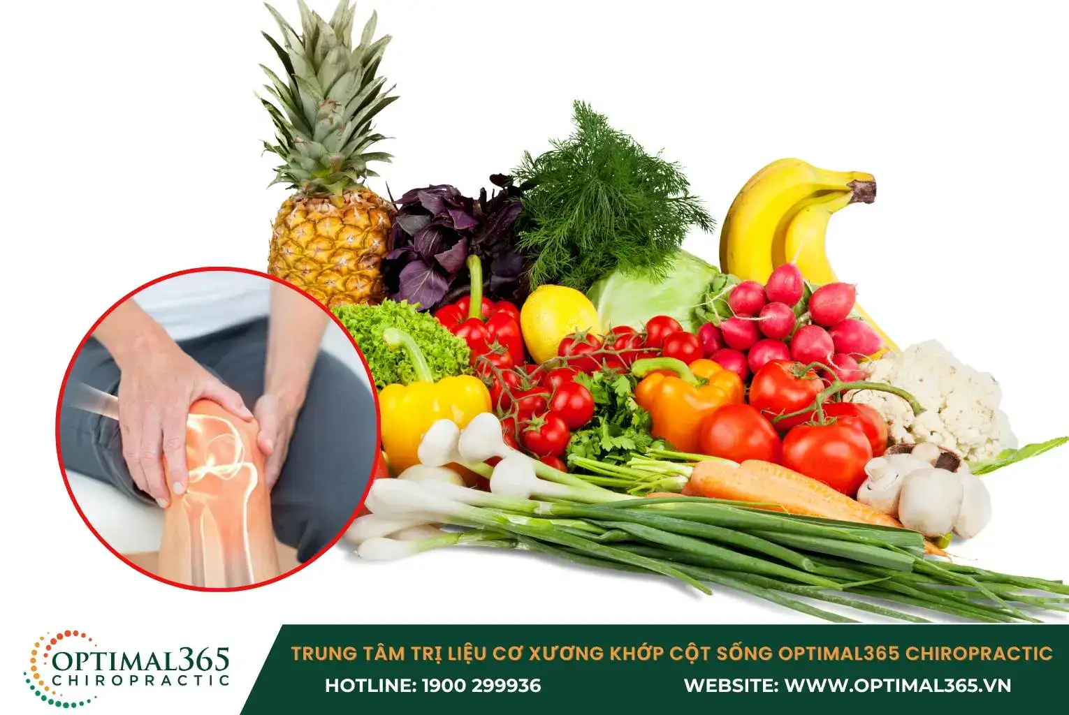  Một chế độ ăn uống cân bằng cung cấp đủ năng lượng giúp các khớp hoạt động linh hoạt hơn