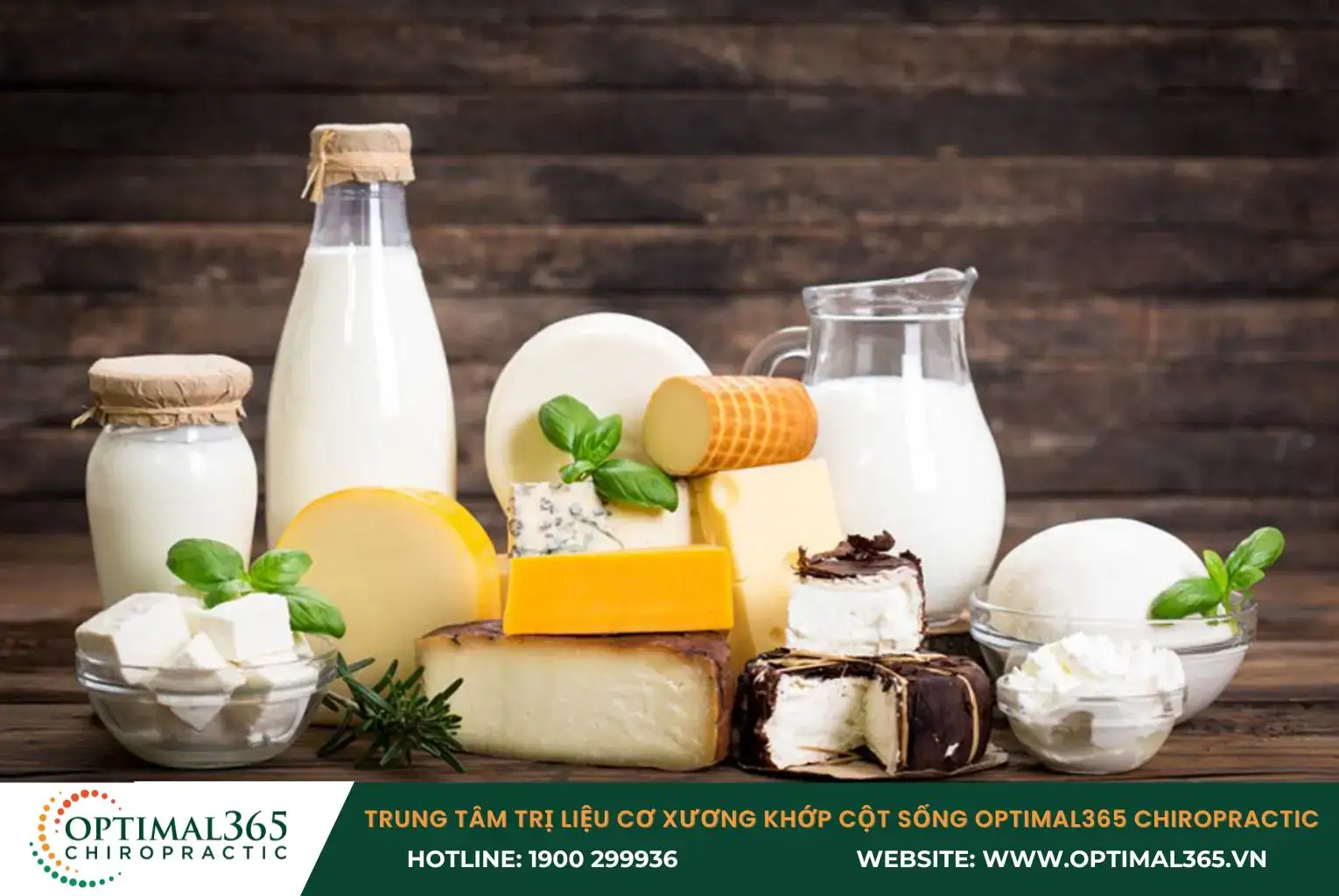 Sữa và các sản phẩm từ sữa là nguồn cung cấp canxi tự nhiên và dễ hấp thu