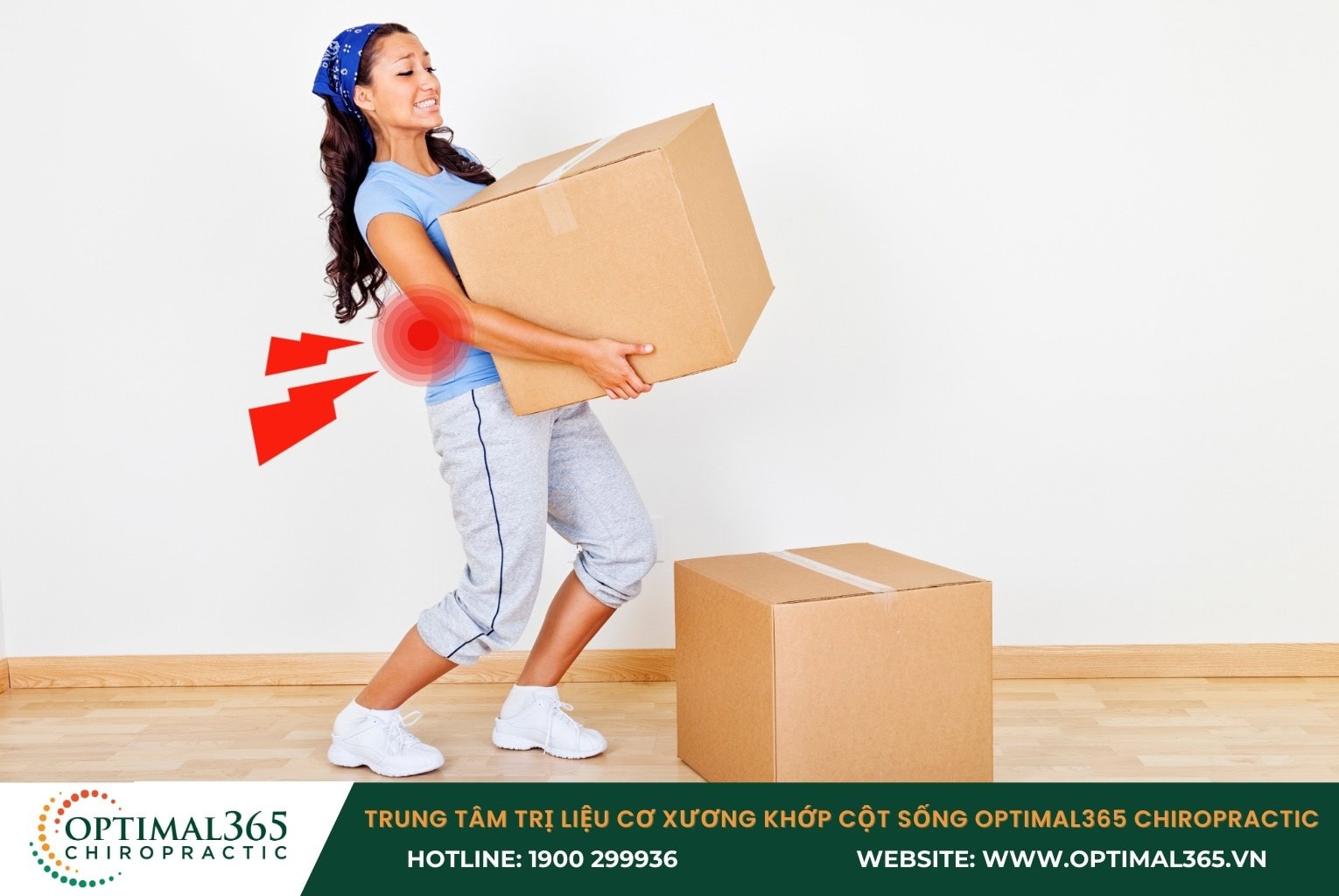 Tránh mang vác các vật nặng