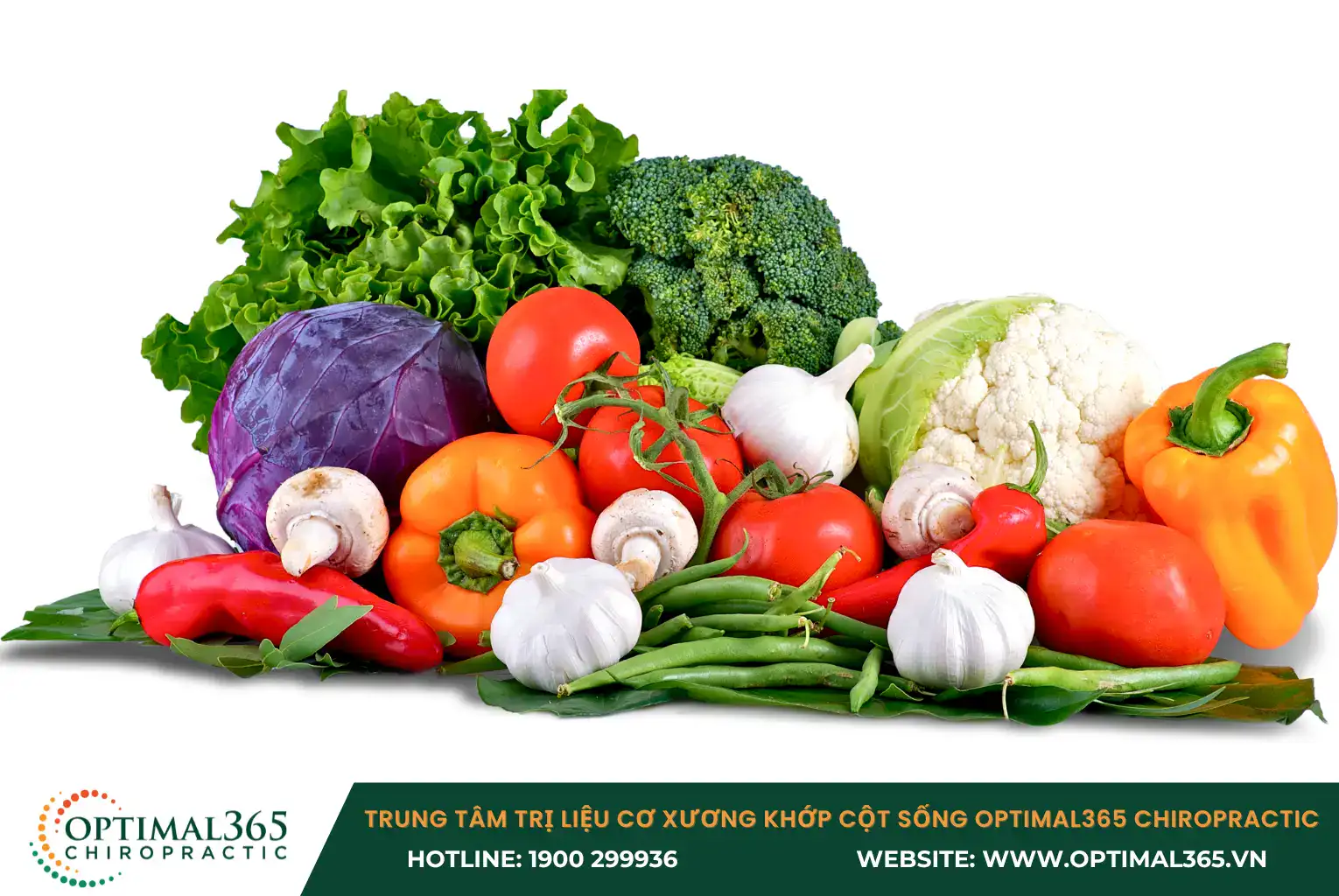 Rau xanh chứa các hợp chất chống viêm tự nhiên, giúp giảm sưng viêm ở các khớp và đĩa đệm cột sống