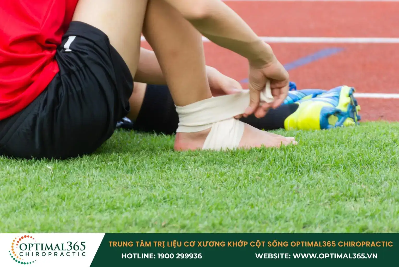 Các cú va chạm mạnh vào vùng cổ chân cũng có thể gây đứt dây chằng