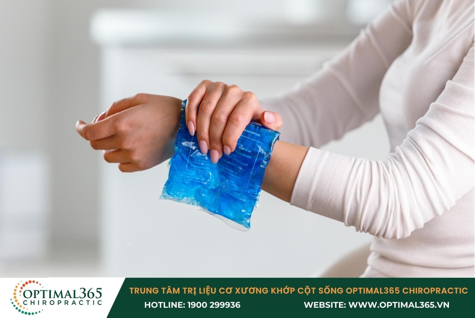 Sơ cứu bong gân ở cổ tay với phương pháp R.I.C.E