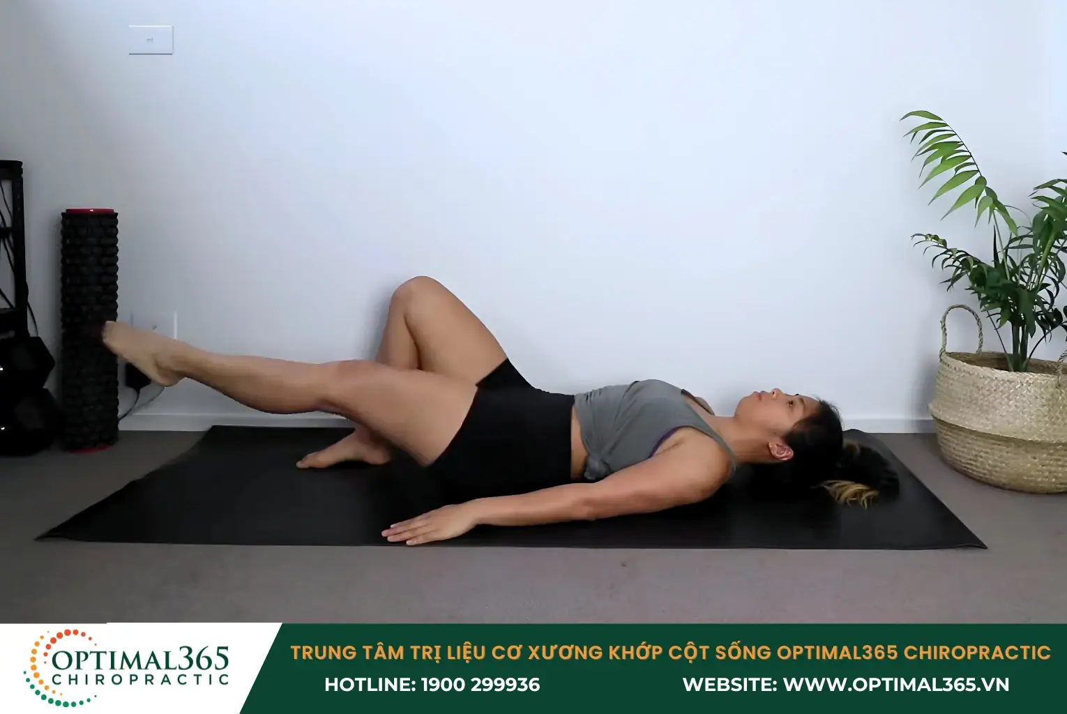Bài tập ổn định cột sống lưng dưới cải thiện triệu chứng đau thần kinh toạ