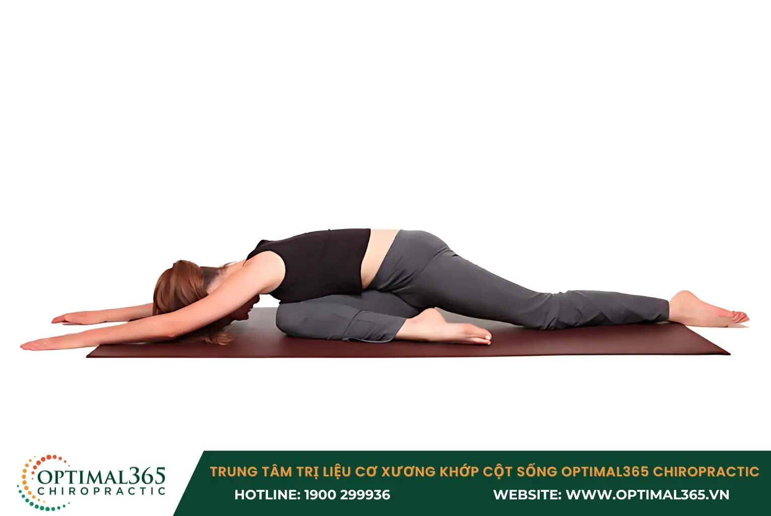 Tư thế chim bồ câu giúp kéo giãn cơ piriformis, giảm áp lực lên dây thần kinh tọa