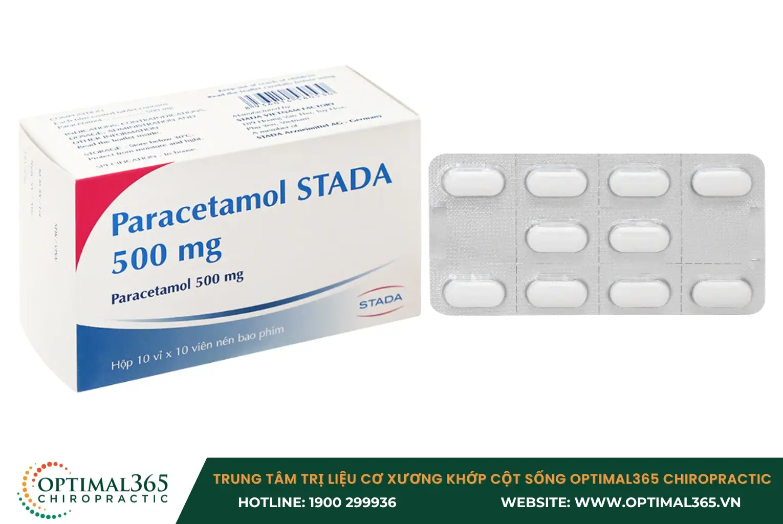  Thuốc Paracetamol có tác dụng giảm đau bằng cách ức chế các tín hiệu đau truyền đến não 