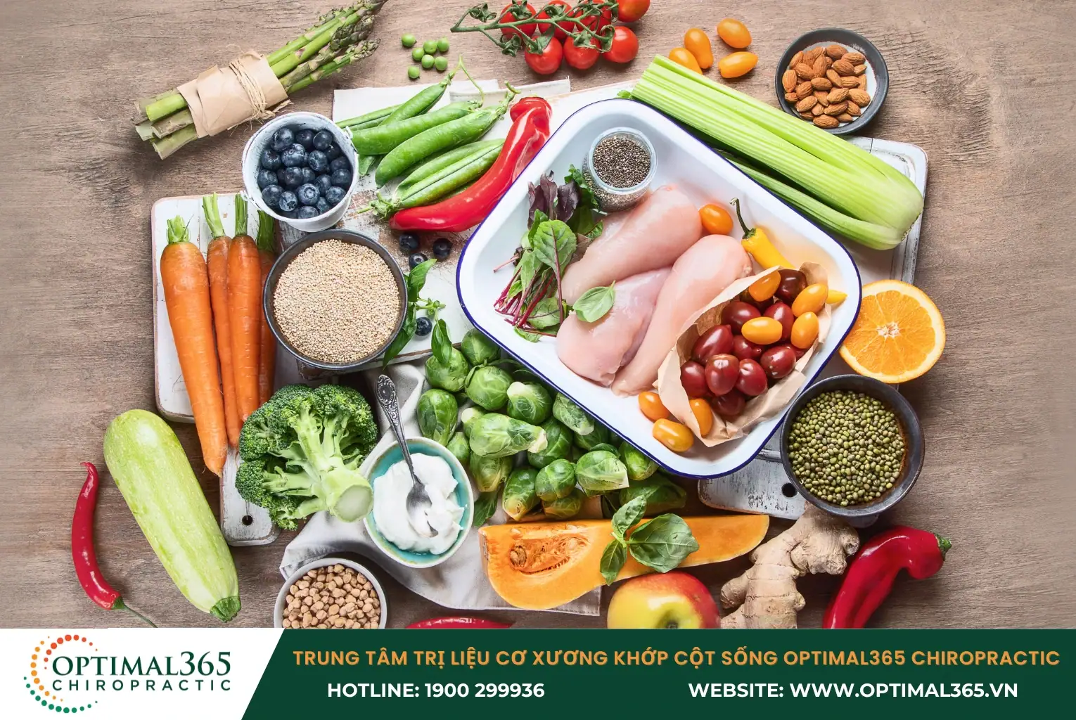 Chế độ ăn uống lành mạnh giúp cơ bắp chân luôn khỏe mạnh