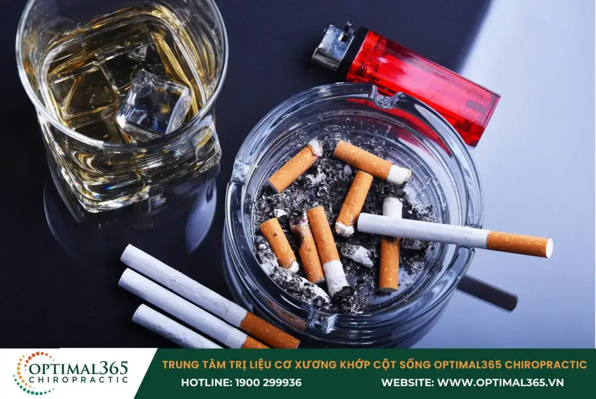 Sử dụng nhiều chất kích thích làm tăng nguy cơ bệnh xương khớp