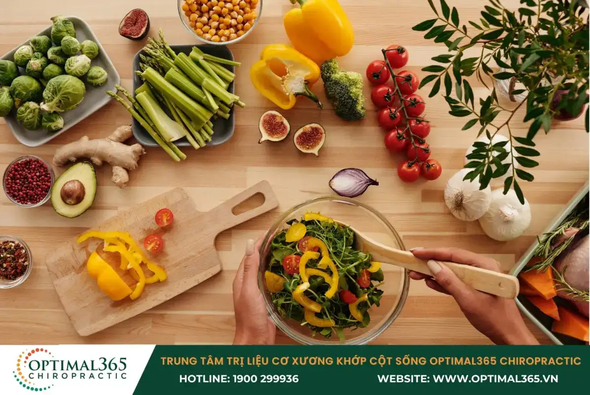 Chế độ dinh dưỡng lành mạnh sẽ giúp xương khớp luôn khỏe mạnh