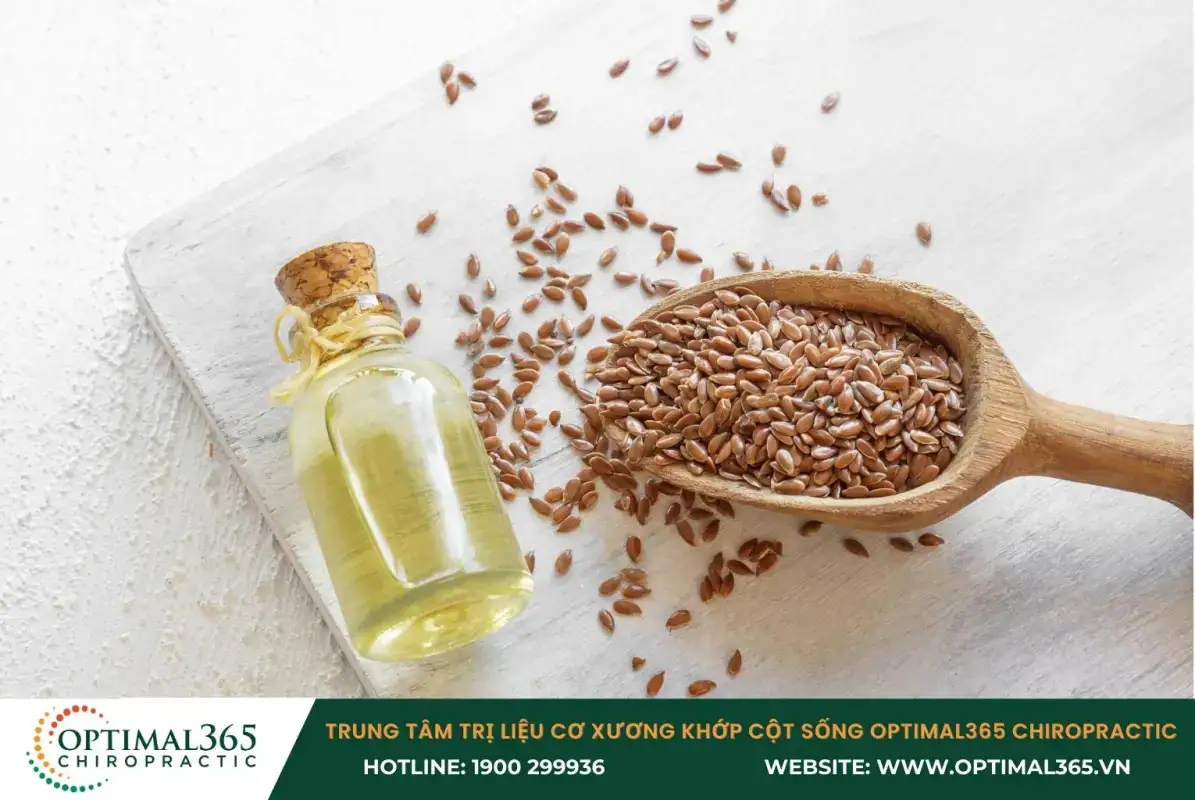 Dầu hạt lanh có tác dụng chống viêm, giảm cứng khớp