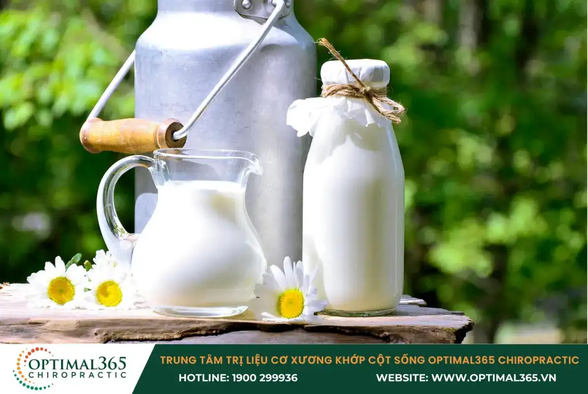 Sữa tươi giàu canxi, vitamin D nuôi dưỡng xương khớp chắc khỏe