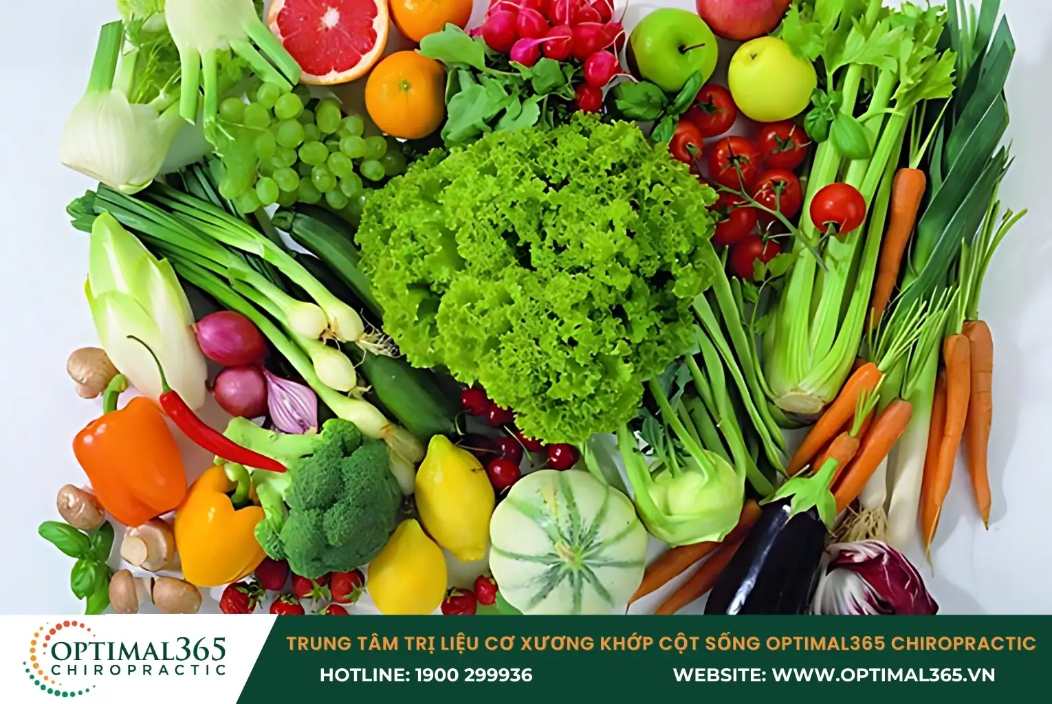 Các loại rau và trái cây giàu canxi và các khoáng chất cần thiết