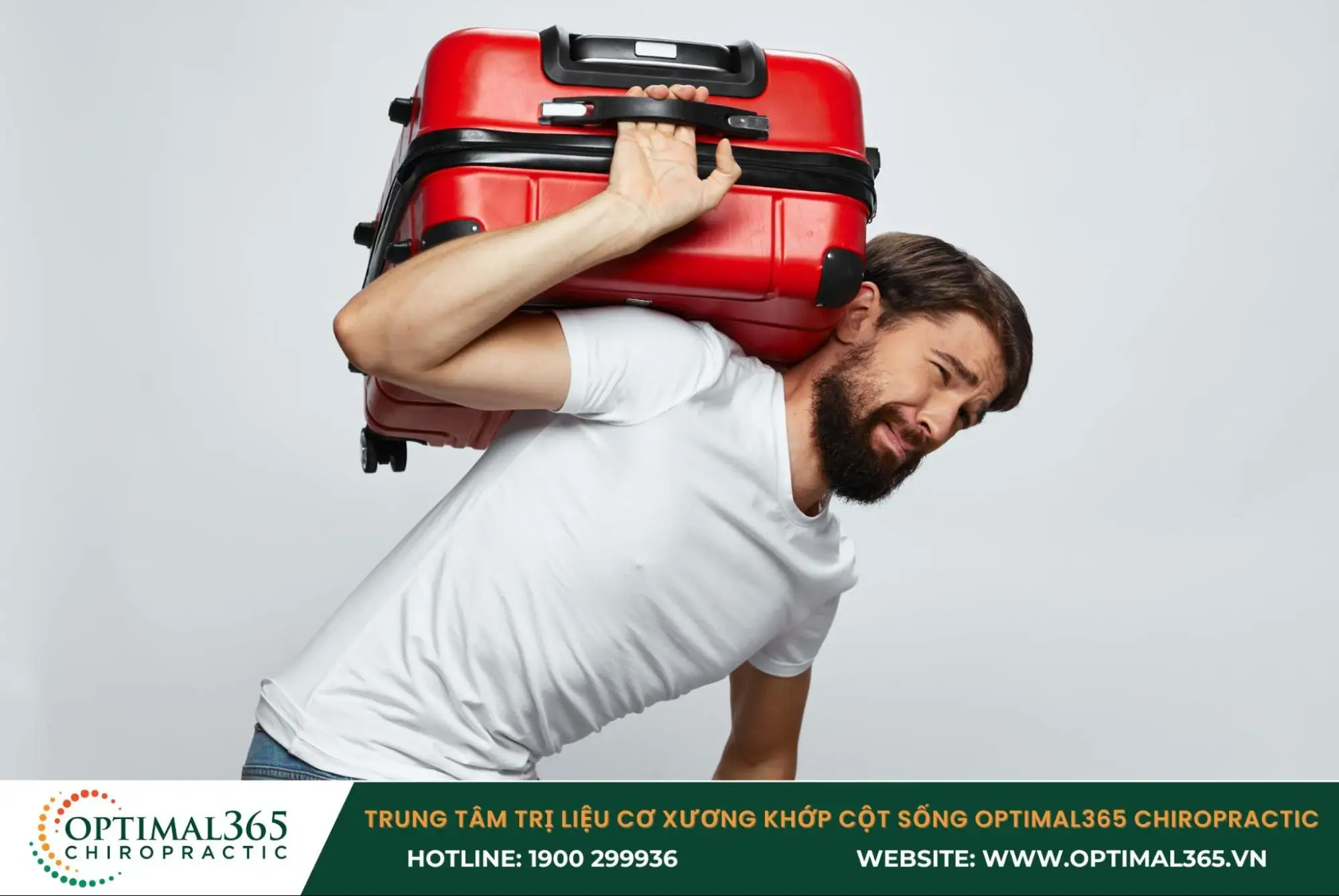 Hạn chế mang vác đồ nặng để tránh ảnh hưởng đến cột sống