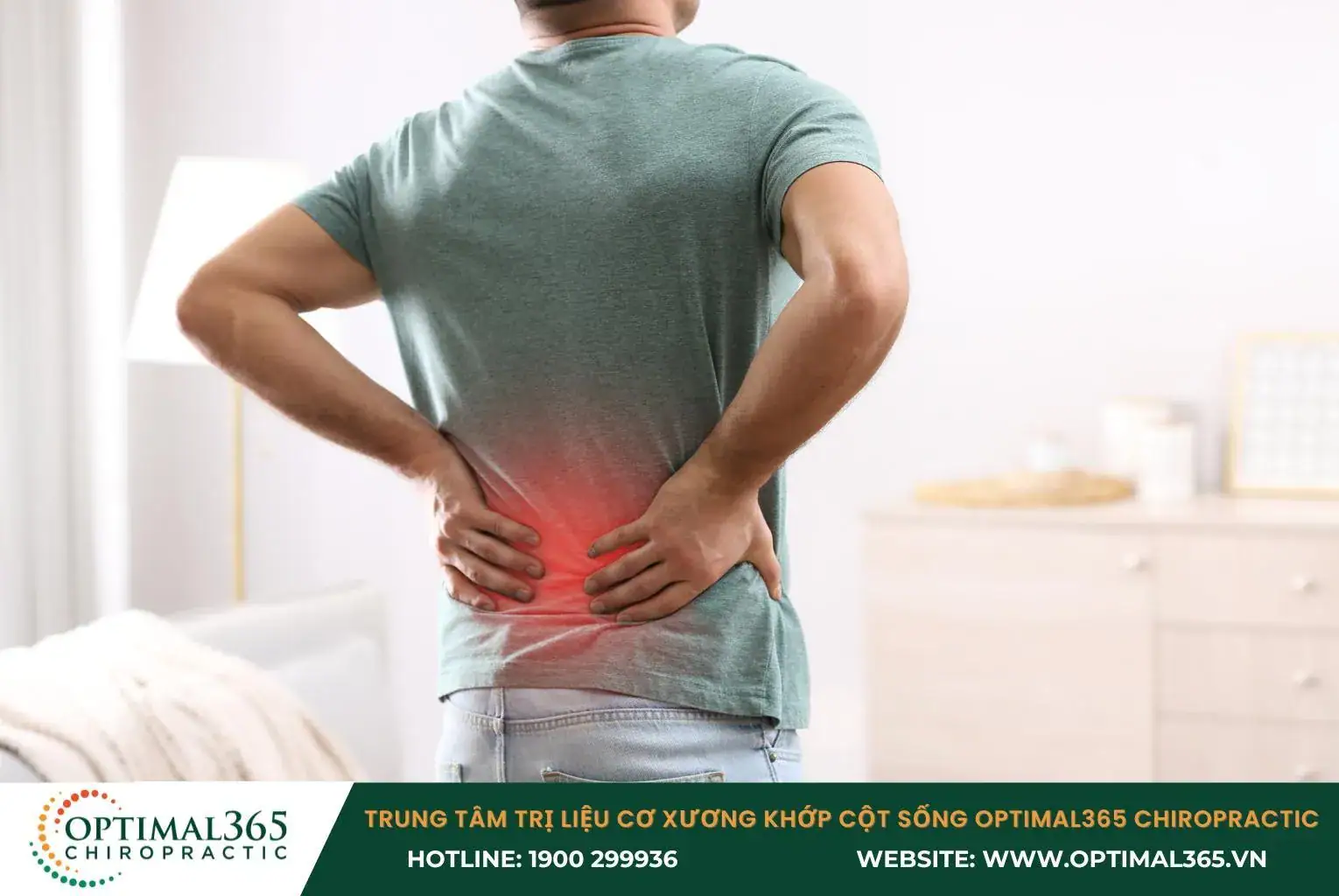 Hẹp ống sống thắt lưng khiến người bệnh đau nhức phần lưng dưới