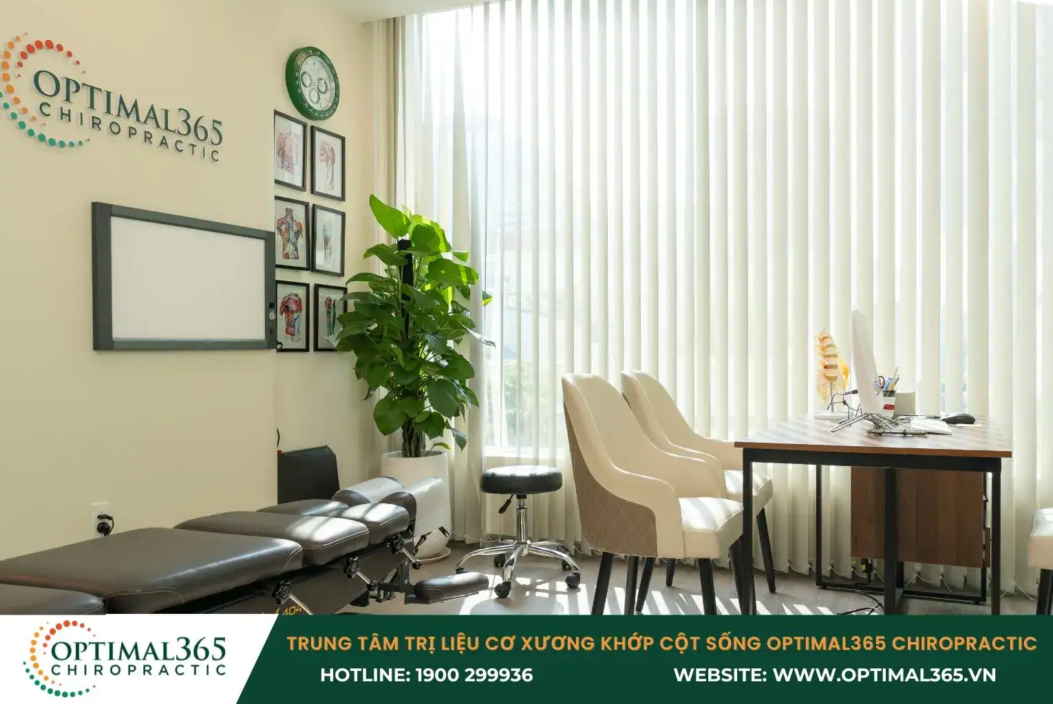 Không gian thăm khám hiện đại, thoải mái