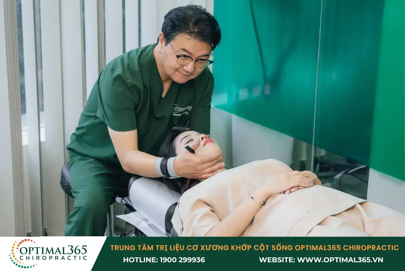 Điều trị đau đầu hiệu quả bằng liệu pháp Chiropractic tại Optimal365