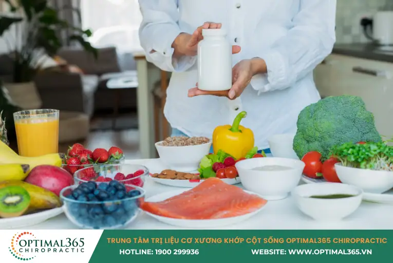 dinh dưỡng cải thiện tình trạng đau thắt lưng