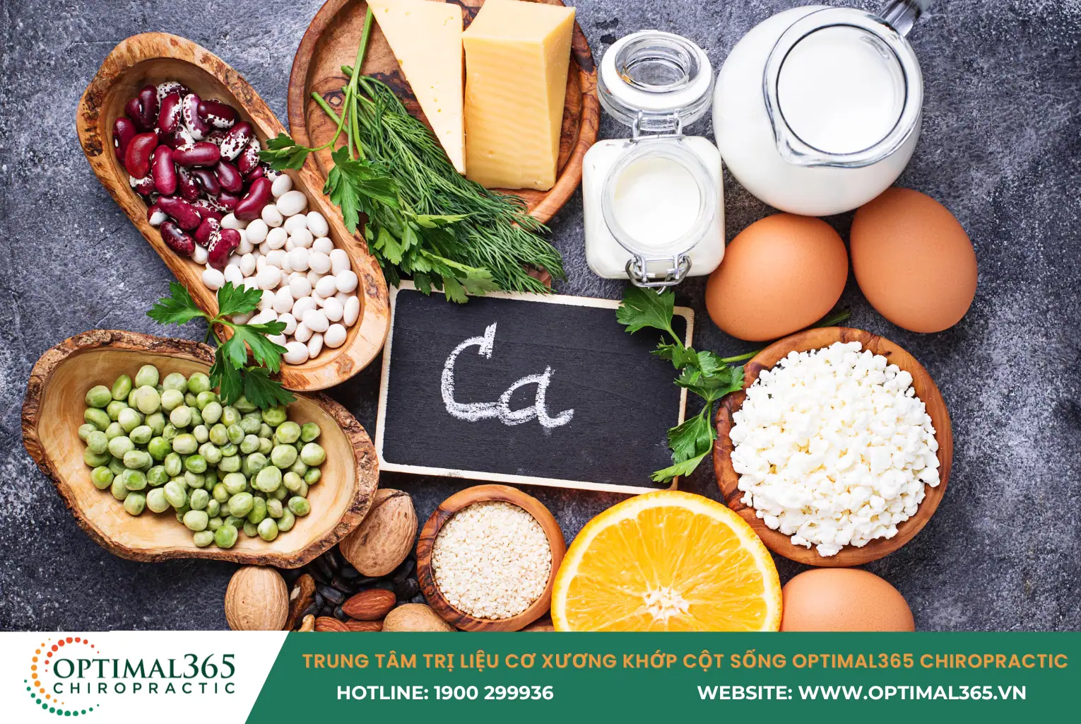 thực phẩm cung cấp canxi 