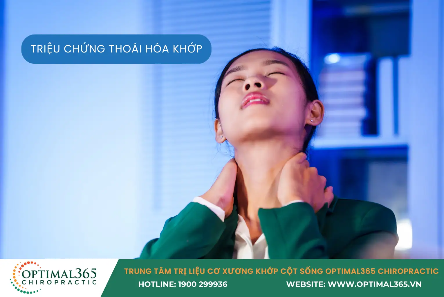 triệu chứng thoái hóa khớp