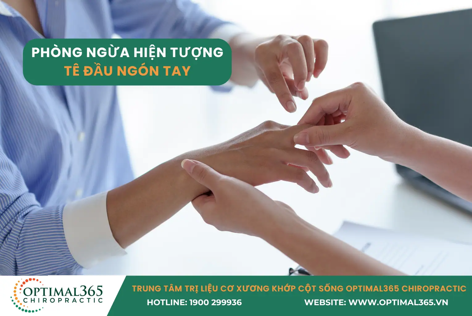 phòng ngừa hiện tượng tê đầu ngón tay