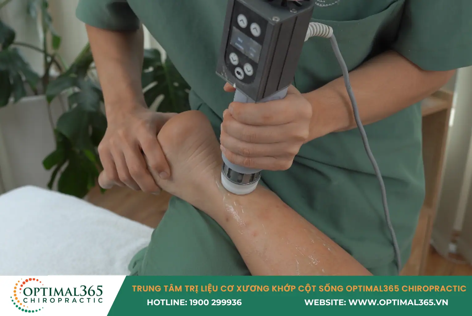 trị liệu công nghệ cao trong điều trị đau cổ chân