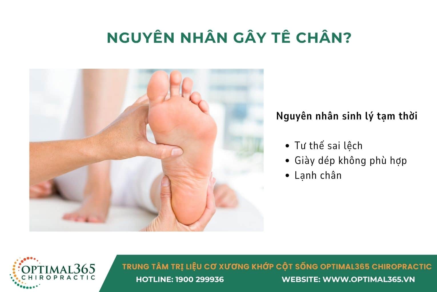nguyên nhân gây tê chân