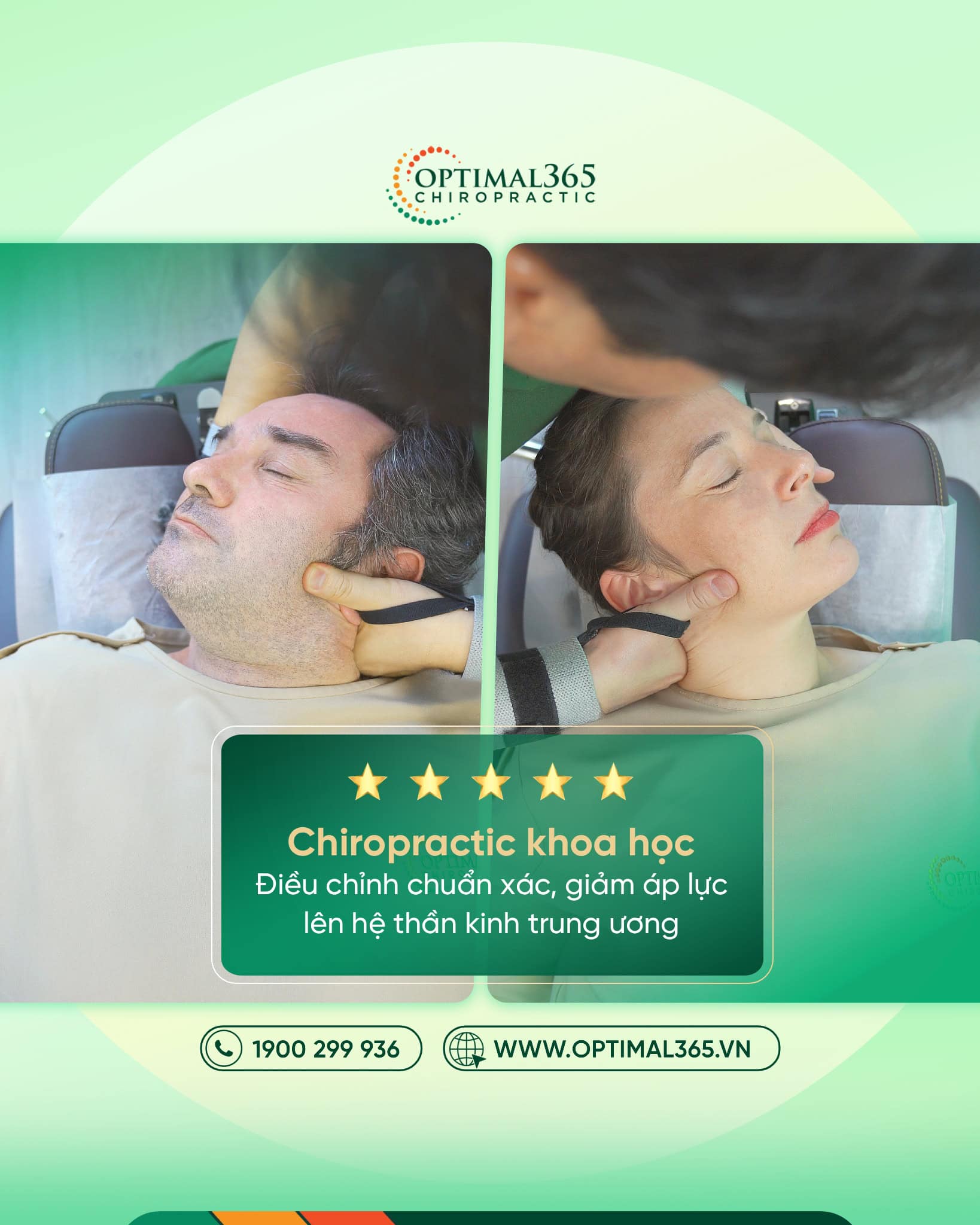 Trải nghiệm dịch vụ Optimal365 Chiropractic