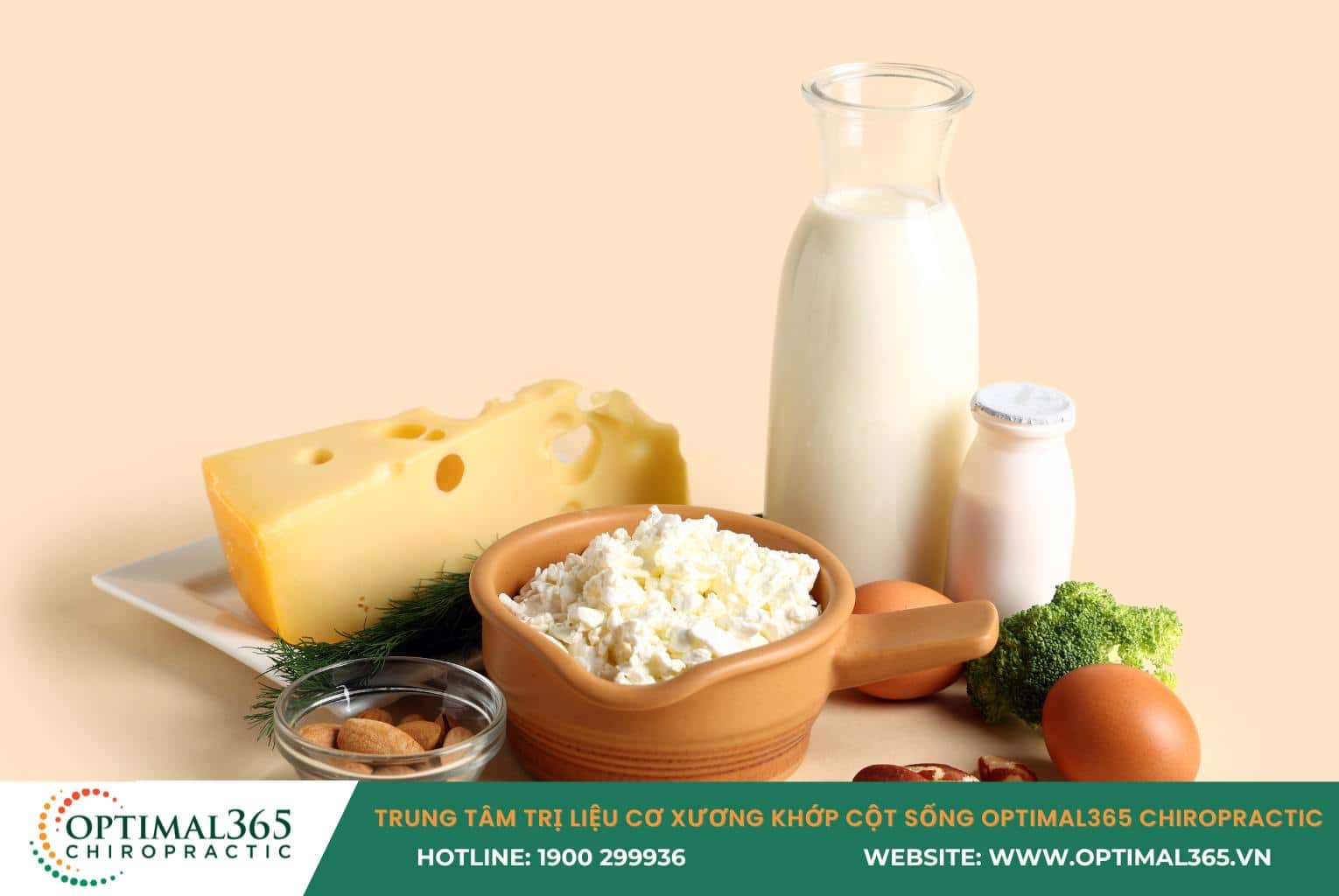 Các loại thực phẩm giàu canxi giúp xương chắc khỏe giảm tê bì