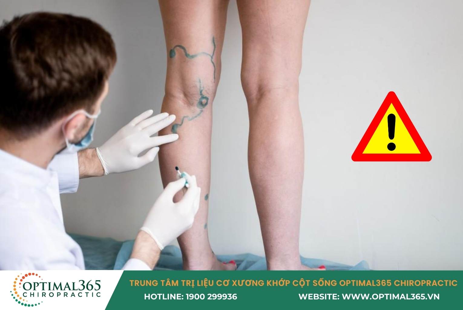 Bác sĩ kiểm tra các dấu hiệu nguy hiểm và huyết khối khi người bệnh bị hiện tượng tê 1 bên chân.