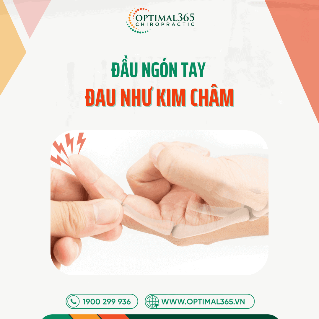 Đầu ngón tay đau như kim châm là bệnh gì? Cảnh báo từ cột sống và giải pháp khắc phục