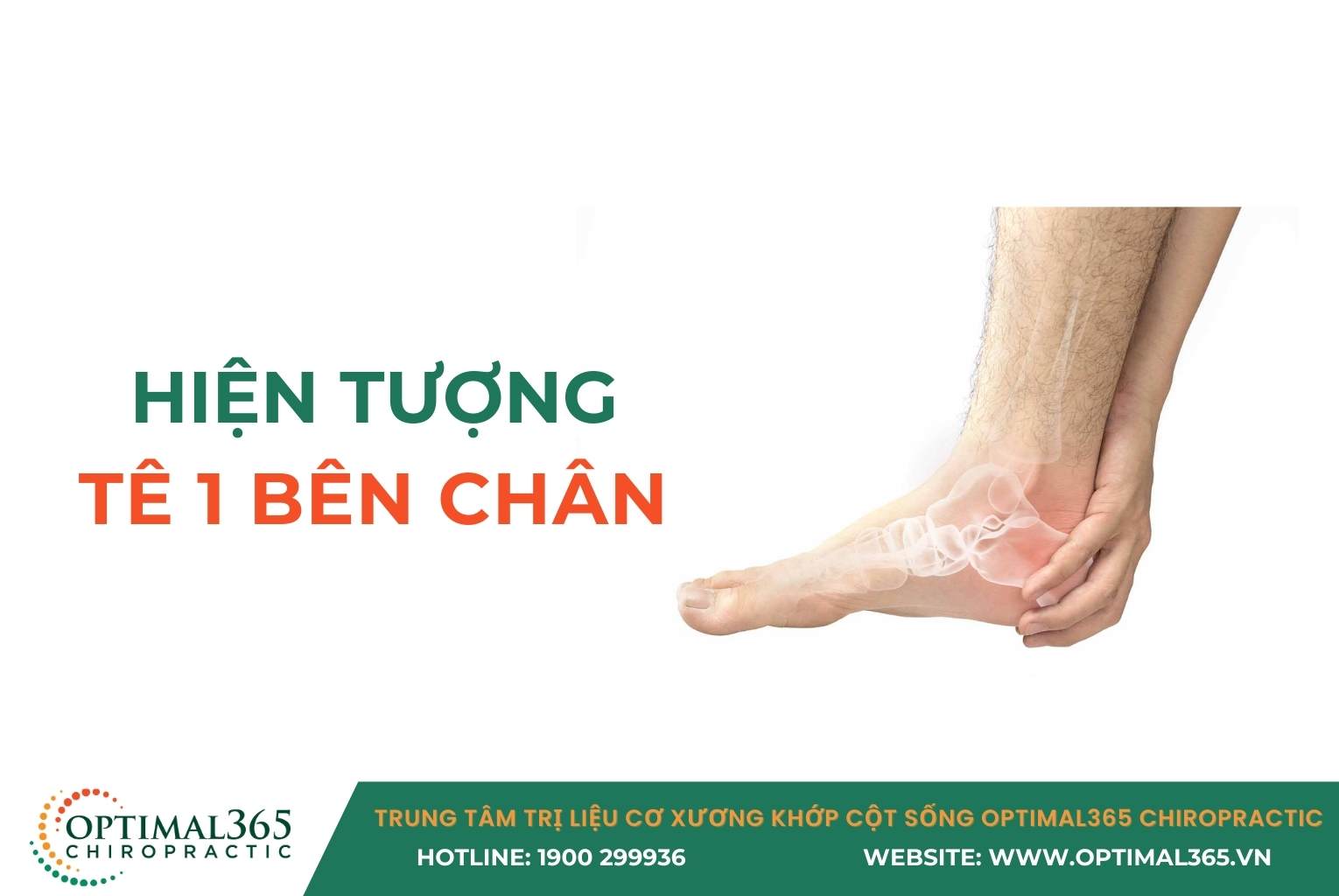 Người bệnh gặp hiện tượng tê 1 bên chân với cảm giác châm chích và đau nhức khó chịu